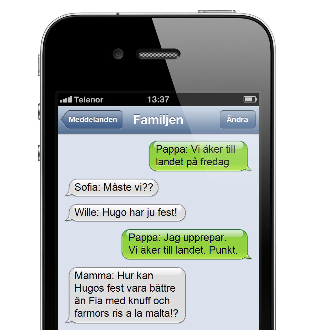 Skapa Sms Grupp Iphone Och Android