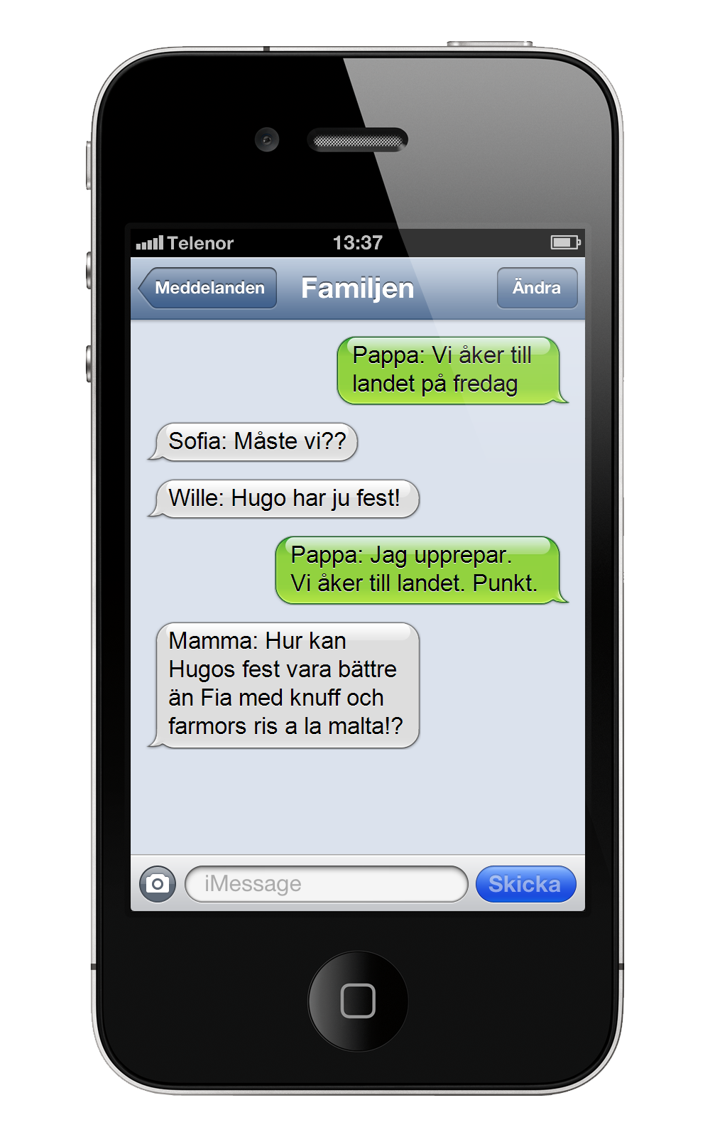 Skapa Sms Grupp Iphone Och Android