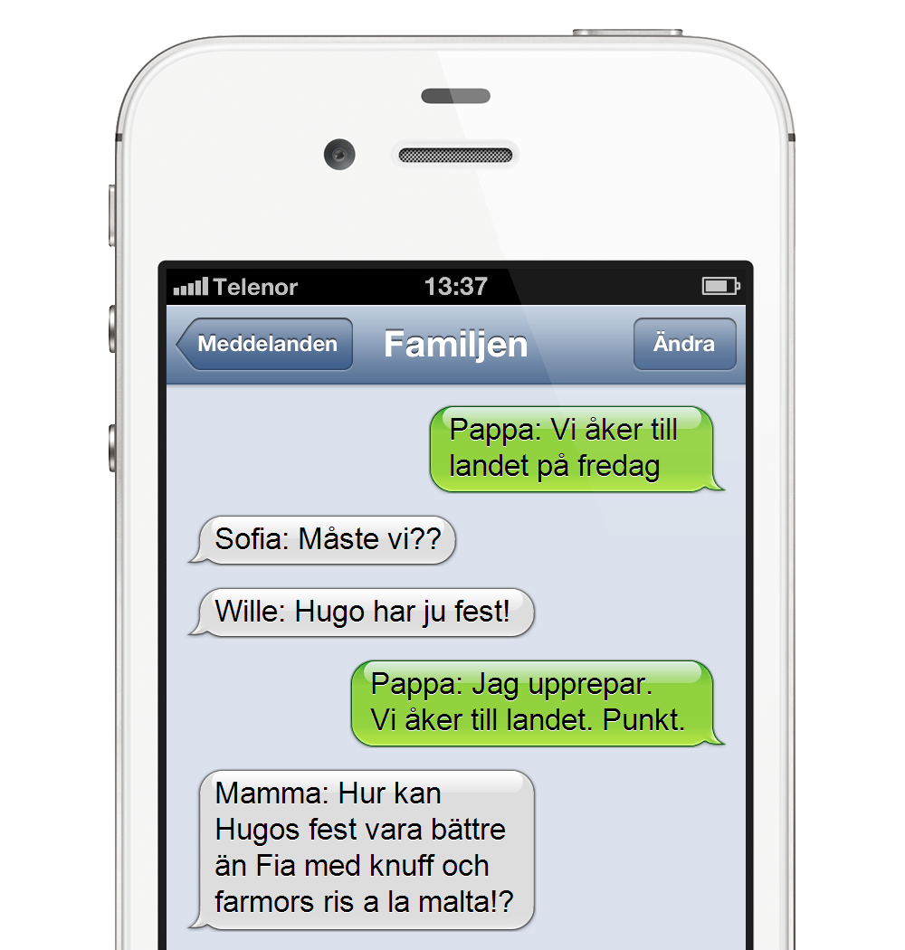 Skapa Sms Grupp Iphone Och Android